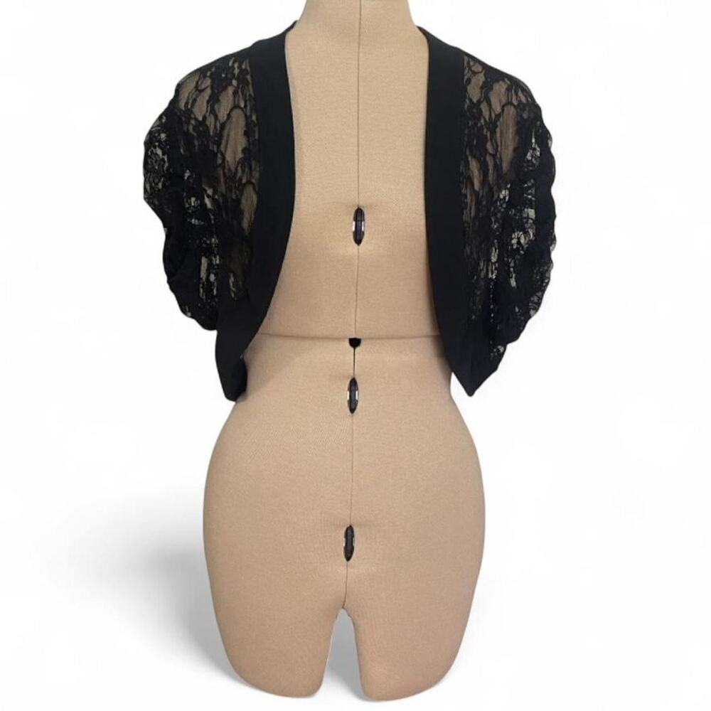 Trixxi black lace bolero, size 2X-3X